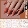 FANDAMEI Nail Art Kit, Nail Art Brushes Set, Nail Art Dotting Tools, Nail Stickers, Butterfly Nail Art Sequins, Nail Foils, Nail Art Flakes Iridescent, Rhinestones For Nails Design view 3