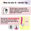 Munyee Hua Intimate Pube Hair Trimmer Set for Women with 3 Shapes, 3 Handy Razors, a Silk Storage Bag - Easy Operate Bikini Grooming Tool,Pubic Care Removal Scissors Accessories (Three Shaped Set) view 4