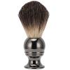 Pilipane Portable Shaving Brush with Stainless Steel Handle (Gun Color), Men's Shaving Brush, view 1