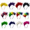 1920s Fascinator with Feathers, Feather Fascinator Headband Feather Headband for Women Wedding Tea Party Headwear Headpiece view 3