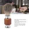 Pilipane Shaving Brush,Shaving Brush, Men Beard Shaving Brush Rubber Wooden Handle Facial Cleansing Foaming Trimmer Brush for Hair Salon view 2