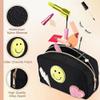 Toiletry Bag for Women Men, Translucent Waterproof Makeup Cosmetic Bag Travel Organizer for Accessories, Toiletries (Black) view 2
