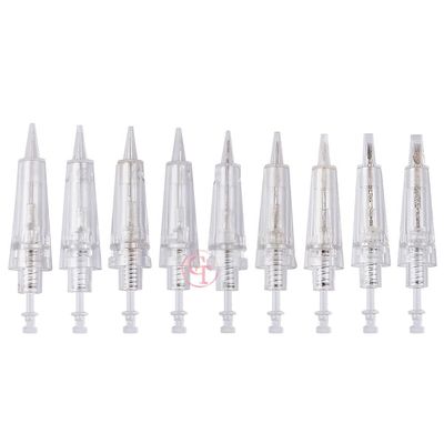 30pcs Disposable Tattoo Needles 1P/3P/5P/5F/7F Permanent Makeup Needle Cartridges for Tattoo Machine for Eyebrow Eyeliner Lip Beauty (Tgo-Bayonet Needle-5P)