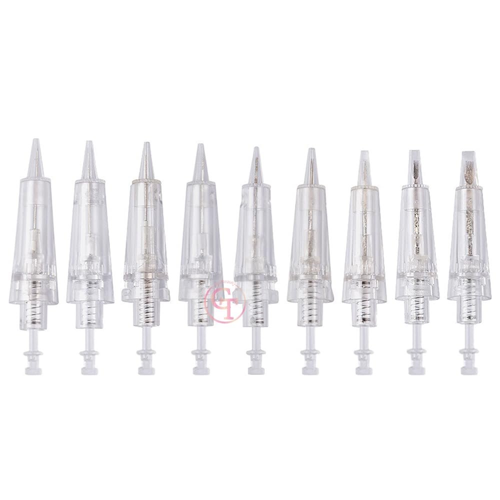 30pcs Disposable Tattoo Needles 1P/3P/5P/5F/7F Permanent Makeup Needle Cartridges for Tattoo Machine for Eyebrow Eyeliner Lip Beauty (Tgo-Bayonet Needle-5P)