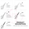 50pcs Permanent Makeup Tattoo Needle Cartridges Disposable T Shape Tattoo Needle for Digital Eyebrow/Lips/Eyeliner Tattoo Machine (0.3mm 1P) view 2