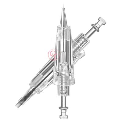 50pcs Permanent Makeup Tattoo Needle Cartridges Disposable T Shape Tattoo Needle for Digital Eyebrow/Lips/Eyeliner Tattoo Machine (5P)