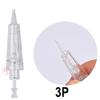 30pcs Disposable Tattoo Needles 1P/3P/5P/5F/7F Permanent Makeup Needle Cartridges for Tattoo Machine for Eyebrow Eyeliner Lip Beauty (Tgo-Bayonet Needle-3P) view 2