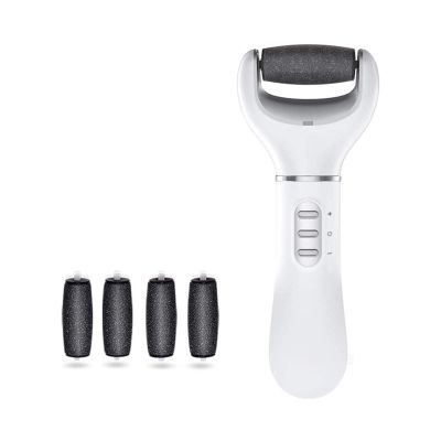 GIENEX Electric Foot Callus Remover,Portable Electronic Foot File Pedicure Tools, Pedicure Tools with 4 Rollers and USB Rechargeable Foot Care Tool Perfect for Dead,Hard Cracked Dry Skin Ideal Gift