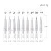 50pcs Permanent Makeup Tattoo Needle Cartridges Disposable T Shape Tattoo Needle for Digital Eyebrow/Lips/Eyeliner Tattoo Machine (3P) view 3