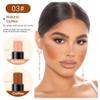 evpct 2In1 Cream Contour Stick Contouring Concealer Sticks Makeup Face Cream Kit for Beginners Creamy Contour and Highlight Stick contorno base de maquillaje para mujer en oferta 03 Natural & Coffee view 2
