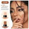 evpct 2In1 Cream Contour Stick Contouring Concealer Sticks Makeup Face Cream Kit for Beginners Creamy Contour and Highlight Stick contorno base de maquillaje para mujer en oferta Lotus & Light Brown view 2
