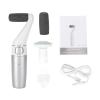 GIENEX Electric Callus Remover Foot File USB Rechargeable Pedicure Tools for Dry Cracked Dead Skin on Your Heels & Feet. Spa Quality Exfoliation. 3 Rollers view 1