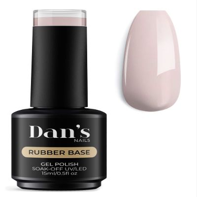 Dan's Nails Vanilla Cream Rubber Base Gel Polish | for Nail Tech Salon Professional Russian Manicure, Nail Art