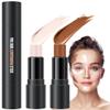 evpct 2In1 Cream Contour Stick Contouring Concealer Sticks Makeup Face Cream Kit for Beginners Creamy Contour and Highlight Stick contorno base de maquillaje para mujer en oferta 01 Ivory & Brown view 1
