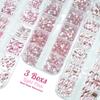 qiipii 3 Boxes Light Pink Nail Rhinestones 240 Multi-Shapes Flatback Big Gems Round Beads K9 Glass Stones Diamonds Jewels Nail Art Charms for Nails Face Eyes Makeup DIY Crafts Tumblers Bottles Clothes view 2