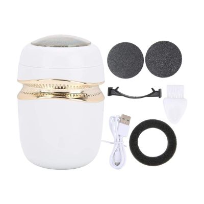 GIENEX Electric Pedicure Foot File Callus Remover- Portable Vacuum Adsorption Foot Grinder Best Pedicure Tools Double Head Professional Feet Care Sander for Cracked Heels and Hard Skin