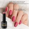 Dan's Nails Red Calypso Rubber Base Gel Polish | for Nail Tech Salon Professional Russian Manicure, Nail Art view 3