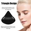 6 Black Pieces of Triangle Powder Puff Makeup Sponge, Powder Black Makeup Sponge Esponja de Maquillaje para Rostro Powder Puffs forFace Powder Face Body Mineral Powder Makeup Tools (Black) (Black) view 3
