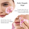 6 Black Pieces of Triangle Powder Puff Makeup Sponge, Powder Black Makeup Sponge Esponja de Maquillaje para Rostro Powder Puffs forFace Powder Face Body Mineral Powder Makeup Tools (Black) (Black) view 4