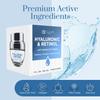 Clear Beauty Hyaluronic Acid & Retinol Eye Cream - Hydrating, Anti-Aging & Reduces Dark Circles & Puffiness - Dermatologist Tested, Cruelty-Free Korean Skin Care for All Skin Types - 1.01 Fl. Oz view 3