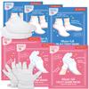 DERMAL Moistfull Silky Foot Socks & Hand Gloves Mask Combo 6 Pack - for Dry Feet and Hands - Home Spa Treatment - Dermatologist Tested, Cruelty Free, Korean Beauty view 1