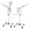 KIMAKA 2 in 1 Facial Steamer, Detachable 5X Magnifying Lamp Ionic Ozone Facial Steamers On Wheels with Hot Mist Function, Beauty Salon Facial Equipment view 1