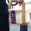 Baxinh Galaxy Butterfly Chapsticks Holder Keychain for Lipstick Lip Balm, Functional Lipstick Holder Clip-on Keychain Car Accessories for Women Girl, Purple view 4