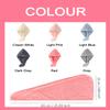 Lumimi Bath Pre Dry Hair Towel 2 Pack Quick Dry Hair Super Absorbent Lightweight Turban with Button Hair Drying Wrap Shower Wellness, Red Grey view 4