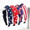 Ardorchid USA Flag Headbands American Patriotic Independence Day 4th of July Headband Red White and Blue Hair Hoop for Women Girls Gifts Hair Accessories view 3