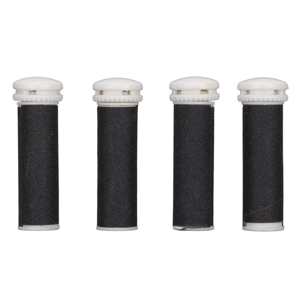4pcs Foot File Replacement Roller, Electric Foot File Grinding Tool Replacement Head Feet Pedicure Extra Coarse Rollers for Feet Removes Hard Dead Skin