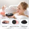 INNERNEED Food-Grade Soft Silicone Body Scrubber Shower Brush, with Scalp Massager Shampoo Brush, Wet & Dry Manual Scalp Care Hair Washing (Black) view 2