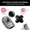 UPTARD Head Shaver Replacement Heads,Head Shaver Replacement Blades, Head Shavers for Bald Men,Head shavers for Men, Stainless Steel Rotary Blades for Electric Head Razor (black5) view 2