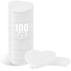 100-Count Compressed Facial Sponges for Estheticians Heart Shape Natural Cellulose Sponge Professional Cosmetic Spa Sponges for Face Cleansing, Massage, Pore Exfoliating, Mask, Makeup Removal, White view 1