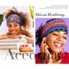 Aceorna African Headbands Boho Knotted Hairbands Stretch Wide Head Wraps Elastic Yoga Turban Hair Scarfs Workout Printed Hair Accessories for Women Pack of 4 (Style C) view 4