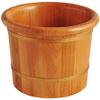 ONCLI Wood Foot Bath Bucket Wooden Foot Basin Oak Foot Bath Barrel Foot Washing Basin High 26cm Foot Spa Bucket Foot Massage Pedicure Basin Tub Middle-Aged and Elderly Health Care Gift Super Easy to view 1