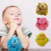 Bleu Bath (4 Pack) Lovely Animal Design Kids Exfoliating Bath Scrubber Body Scrubber Shower Ball for Baby Toddler Kids Gentle Exfoliating Bath Sponge Loofah Pouf in Colorful Design (Joyful TERRICOLE) view 2