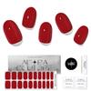 Adora Couture Semi Cured Gel Nail Strips with 30 Pieces - UV Gel Stickers, Manicure Kit, Easy Application Wraps Includes Prep Pads, Nail File, Wooden Stick - UV Light Required (Red Lady) view 1
