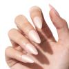 GLAMERMAID Press on Nails Medium Almond, Spring Handmade Shimmer White Pearl Gel Glue on Nail, Glossy Short Stiletto Reusable Pink Fake Nails Acrylic False Nails Manicure Kits for Women view 4