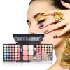 All-in-one Makeup Palette - 48 eyeshadow Palette,18 Lipstick palette,2 blush,1 concealer,2 Contour,1 powder,4 brushes With Mirror,Suitable for girls, beginners and professionals makeup gift set view 3