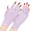 NXJ INFILILA UV Gloves for Nails, Anti UV Light Gloves for Gel Nail Lamp, Professional UPF 99+ Protection for Women Protect Hands from Sun and Nail Lamp Harm(Purple) view 1