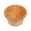 Wood Foot Bath Bucket Massage Foot Bath Barrel, Fragrant Fir Pedicure Bathtub,Children' s Foot Bath, Household Foot Bath Barrel, Steamed Foot Bucket With Lid, Pedicure Bowl, 2 Styles,(height:24cm) ( view 1