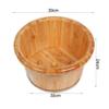 Wood Foot Bath Bucket Massage Foot Bath Barrel, Fragrant Fir Pedicure Bathtub,Children' s Foot Bath, Household Foot Bath Barrel, Steamed Foot Bucket With Lid, Pedicure Bowl, 2 Styles,(height:24cm) ( view 4