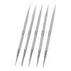 5pcs Double Head Nail Art Dotting Pen, Stainless Steel Nail Painting Pen, DIY Decoration Dotting Pen, Art Rhinestones Drawing Nail Art Dotting Pen, Wholesale Business view 1