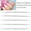 5pcs Double Head Nail Art Dotting Pen, Stainless Steel Nail Painting Pen, DIY Decoration Dotting Pen, Art Rhinestones Drawing Nail Art Dotting Pen, Wholesale Business view 4