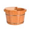 ONCLI Wood Foot Bath Bucket Footbath,Oak Foot Bath Barrel,Smooth and Delicate Pedicure Barrels for Soaking Feet Spa Wooden Tub Foot Care with LidAnti-Cracking,Durable Super Easy to use view 1