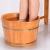 ONCLI Wood Foot Bath Bucket Footbath,Oak Foot Bath Barrel,Smooth and Delicate Pedicure Barrels for Soaking Feet Spa Wooden Tub Foot Care with LidAnti-Cracking,Durable Super Easy to use view 2