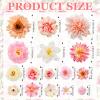 36 Pack Flower Hair Clips Rose Hair Accessories for Women Boho Bride Flower Claw Clip Side Hair Clip Hairpin Brooch Pin Headpiece for Girls Wedding view 2