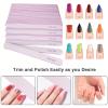 Nail File (100 Pcs), Bulk Emery Board Nail Files for Acrylic Nails and Natural Nails, 100/180 Grit Double Sided Emory Boards for Gel Nail Professional Reusable Washable Manicure Pedicure Kit Set Gray view 2