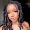 0.6cm 16inch 40 Stands 100% Real Human Hair Dreadlock Extensions For Men/Women Full Head Handmade Permanent Loc Extensions Bundles Can Be Dyed Bleached Curled and Needles view 1