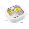 Portable Hair Tie Organizer Cotton Swab Box Storage Box for Home Flat Dormitory Office view 3